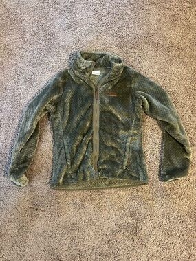 Columbia Olive Green Teddy Jacket